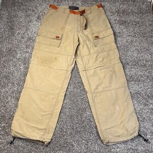 Abercrombie And Fitch Paratrooper Convertible Cargo Pants Mens Sz Medium VTG Y2K